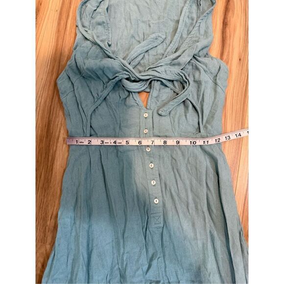 Free people cotton blend midi dress size S - Picture 8 of 9